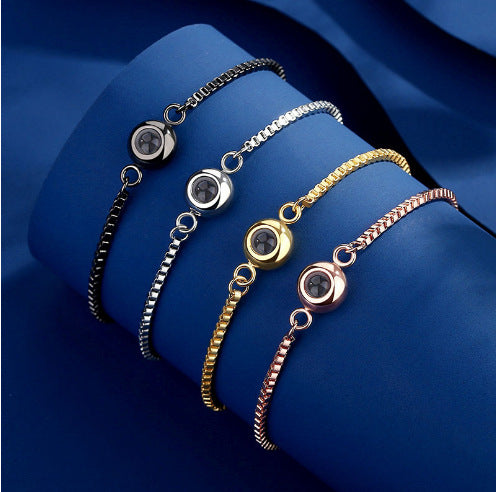 Personalized Photo Projection Bracelet