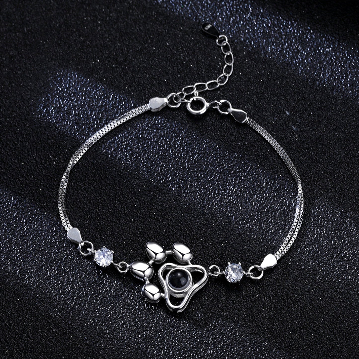 Custom Paw Photo Projection Bracelet