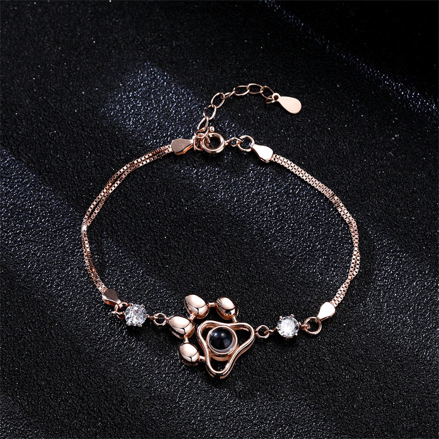 Custom Paw Photo Projection Bracelet