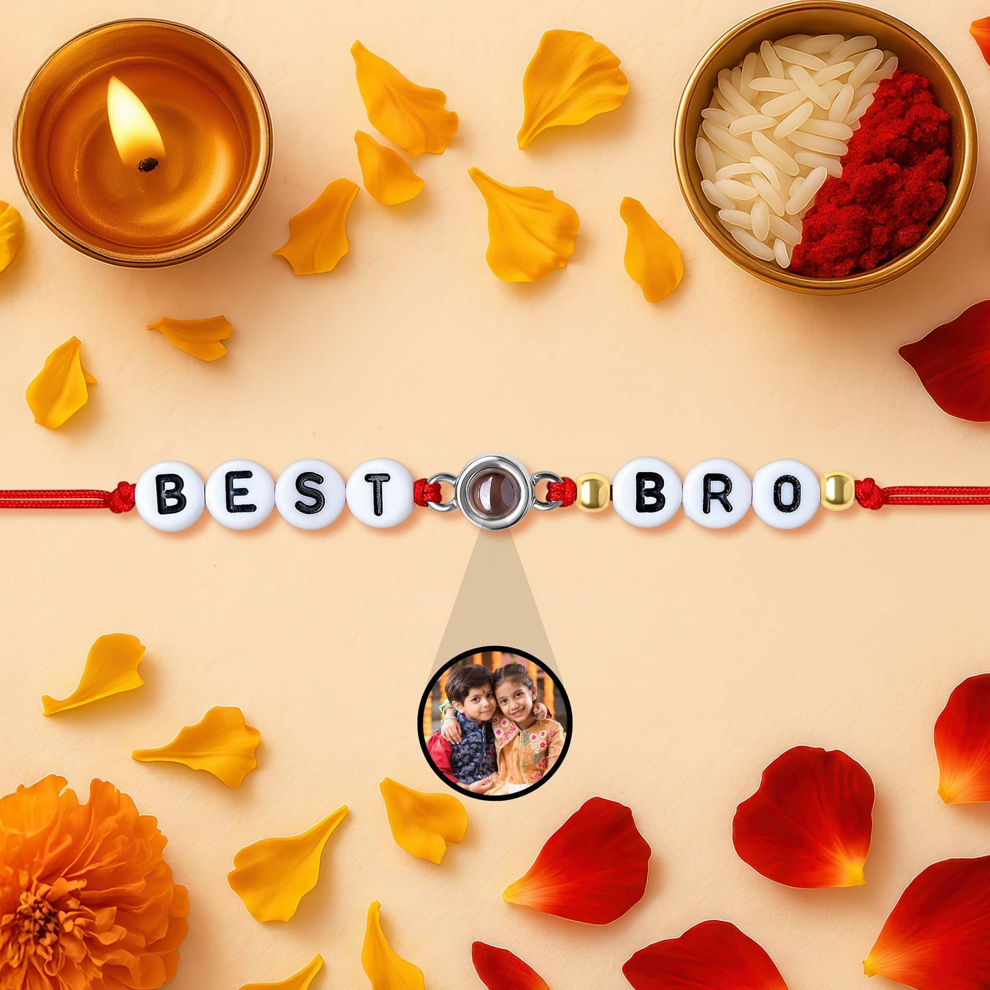 Best Bro Custom Photo Rakhi