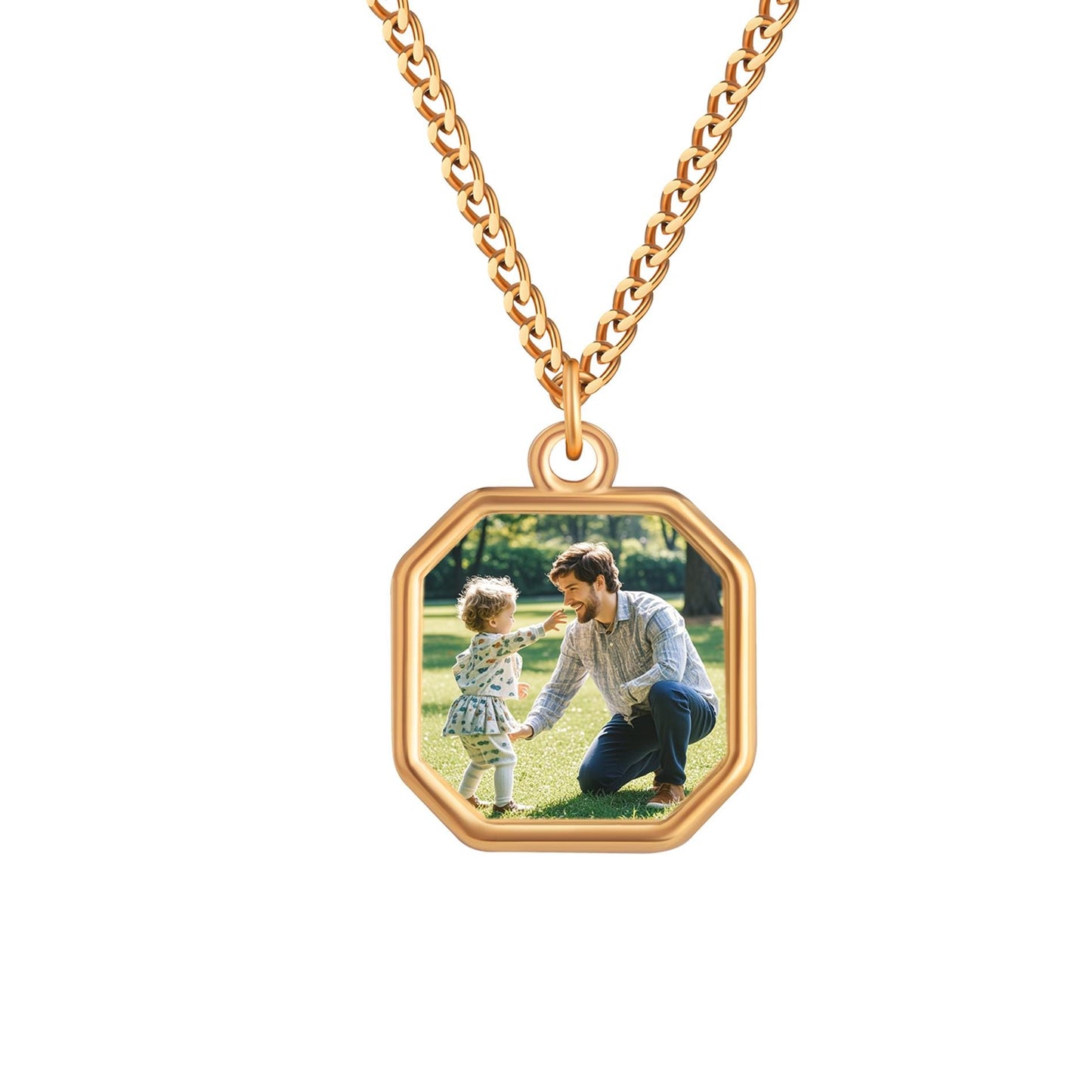 Heat-Activated Photo Necklace - Magic Photo Necklace