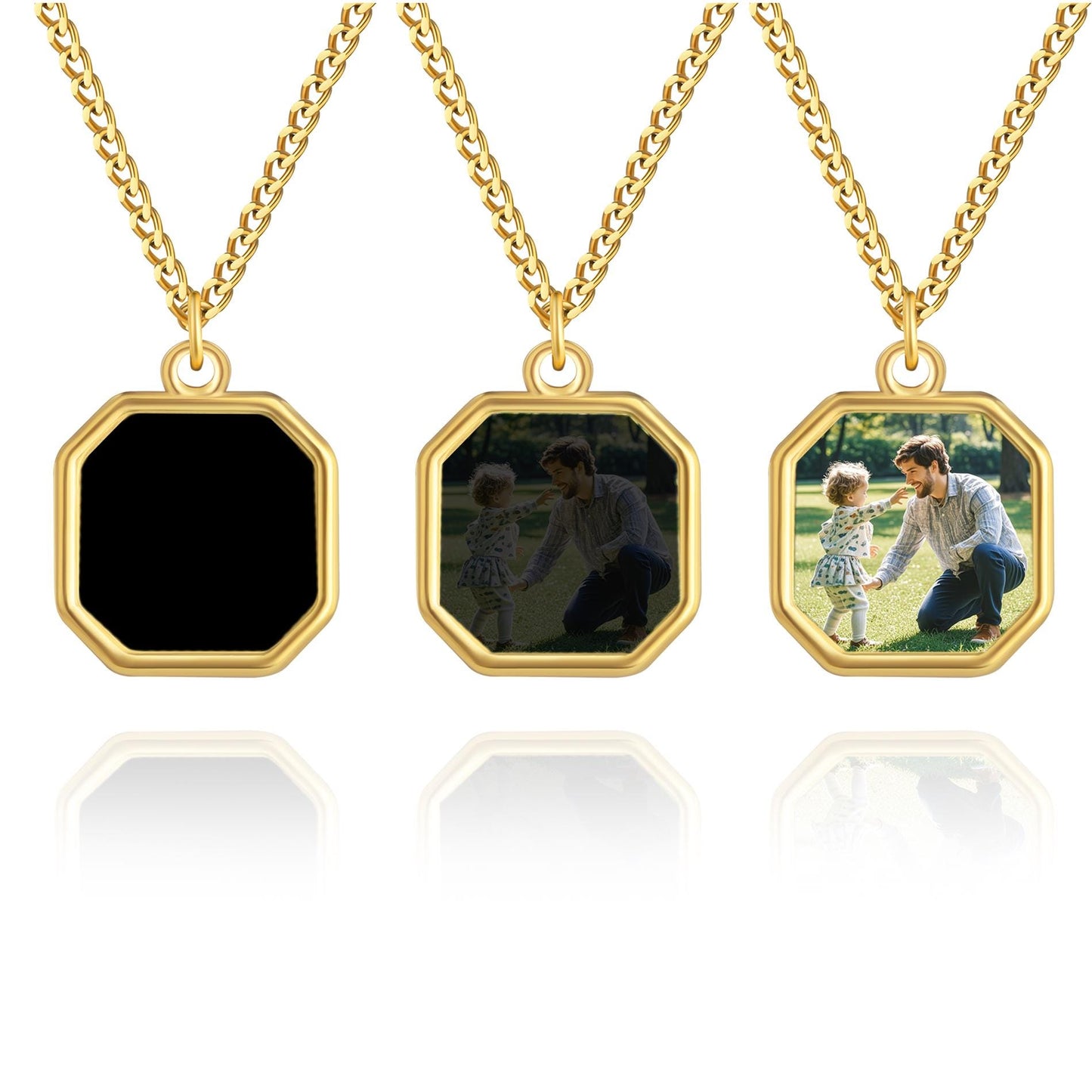 Heat-Activated Photo Necklace - Magic Photo Necklace