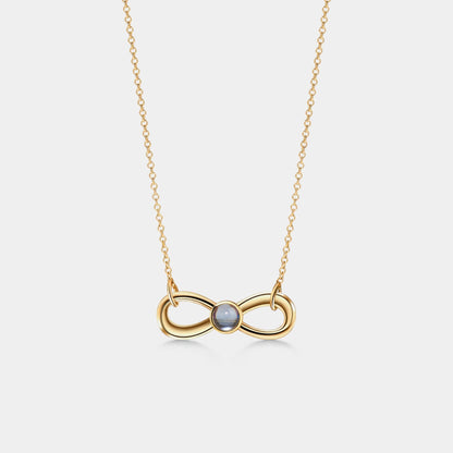 Infinity Photo Projection Necklace