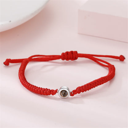 Thread Photo Projection Bracelet