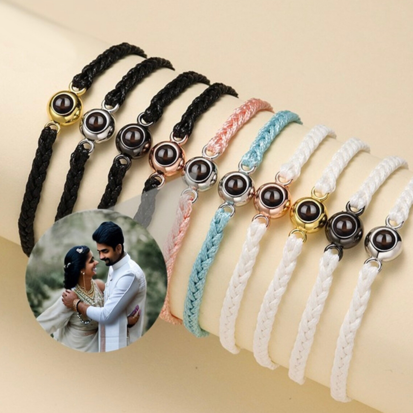 Thread Photo Projection Bracelet