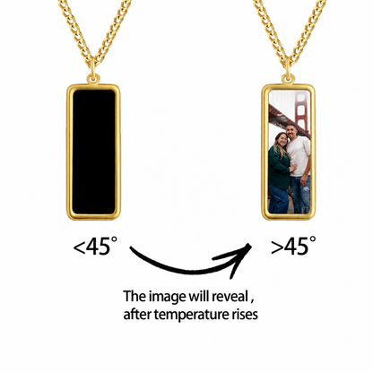 Bar - Heat Activated Photo Necklace