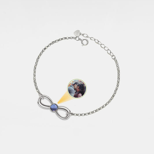 Personalized Infinity Photo Bracelet