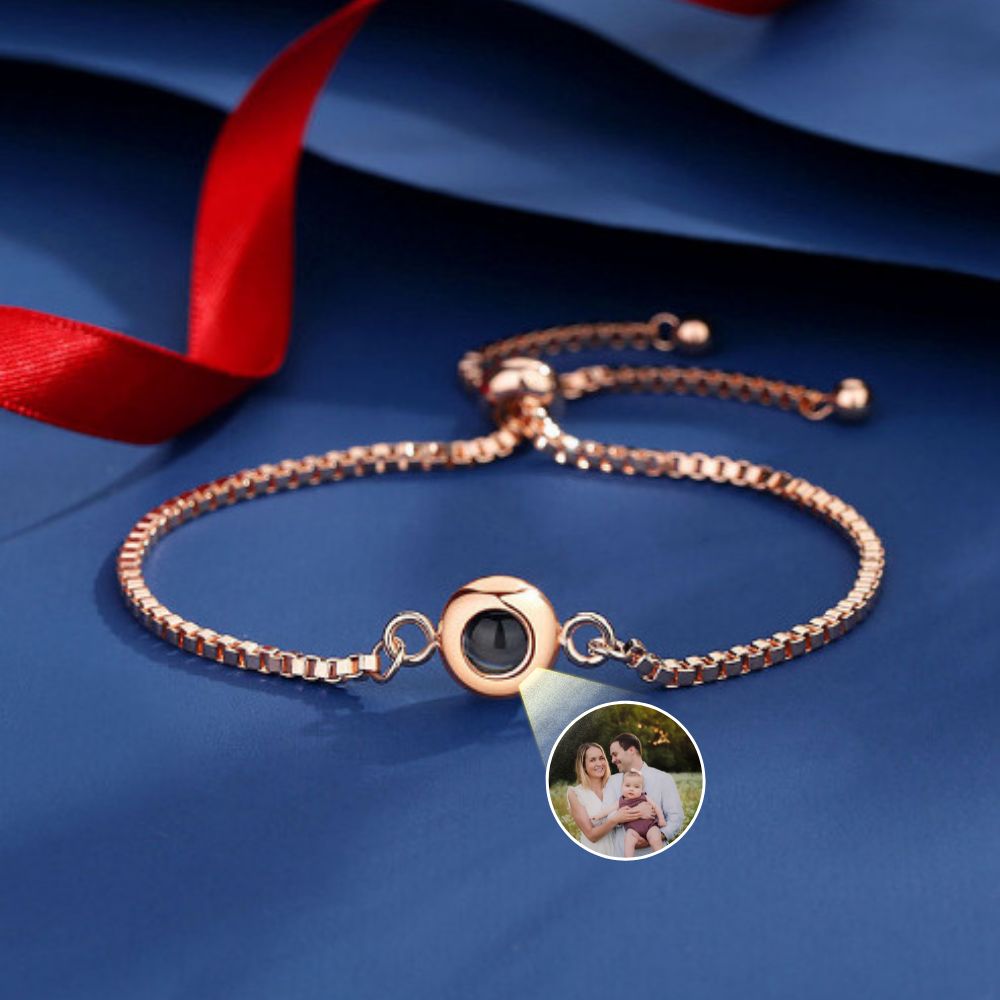 Personalized  Photo Projection Bracelet