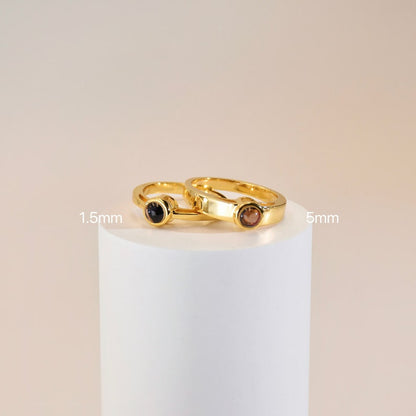 Couple Photo Projection Ring