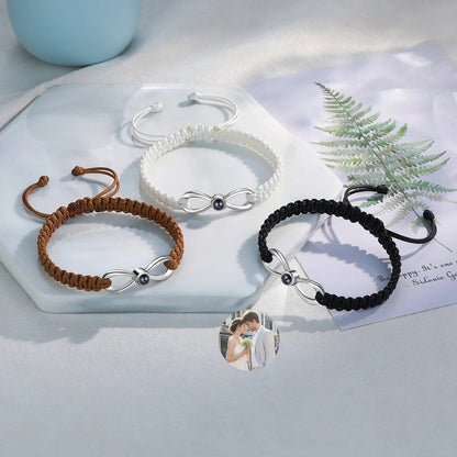 Infinity Thread Photo Projection Bracelet