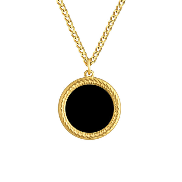 Heat-Activated Circle Photo Necklace - Magic Photo Necklace
