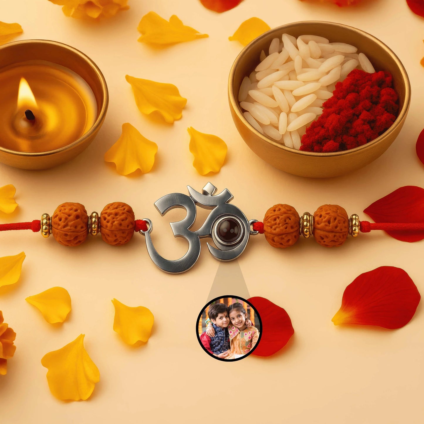 Custom Photo Projection Rakhi