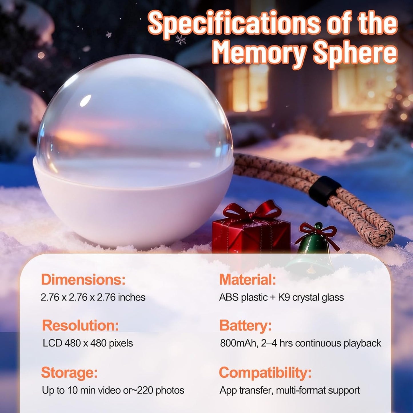 Memory Sphere - A crystal Video/Photo Player