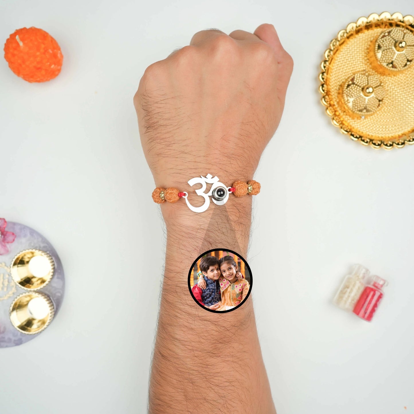 Custom Photo Projection Rakhi