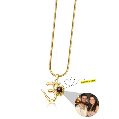 Wear Familia Personalised Custom Photo OM Necklace – Photo Projection Pendant